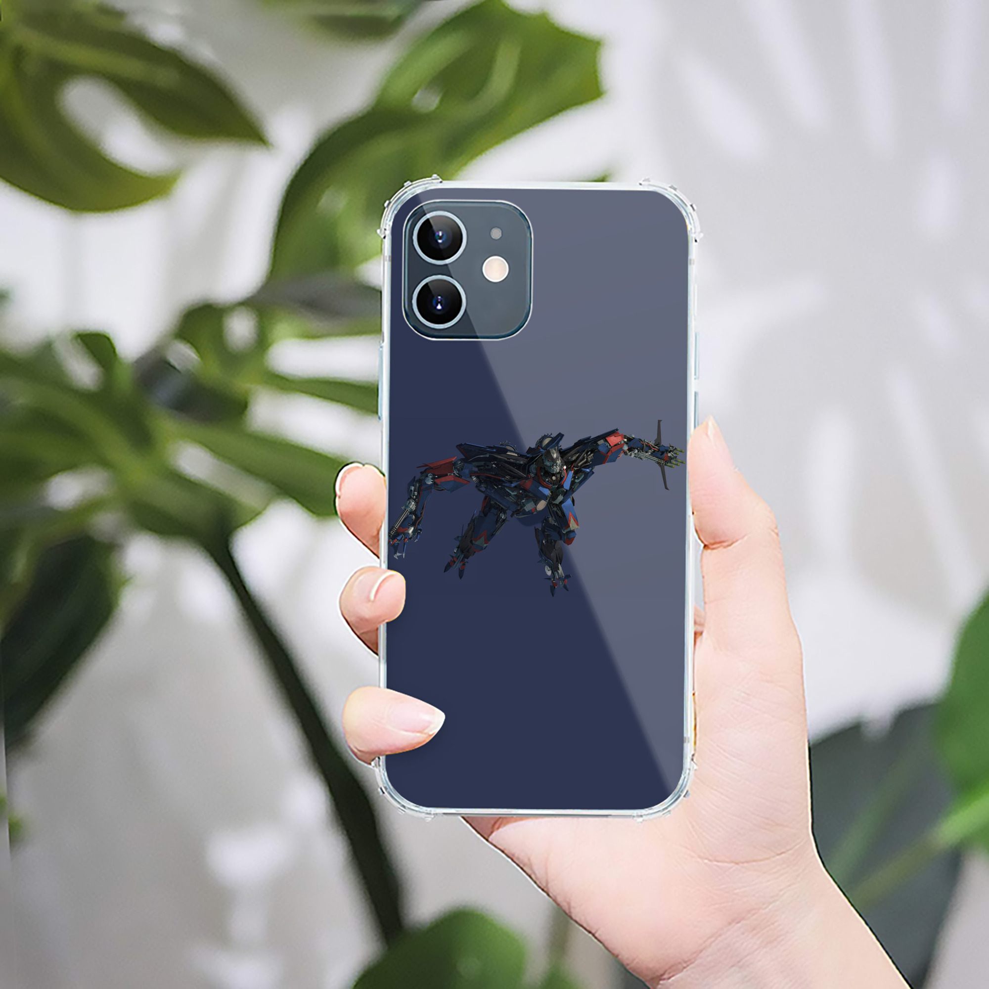 （画像用） Transformers トランスフォーマー 【iPhone 12シリーズ対応】透明スマホケース（クリアソフトケース）